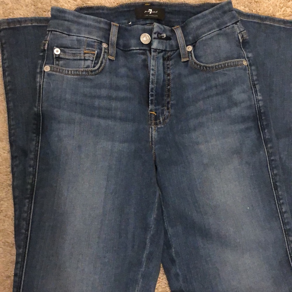 💘7 For All Mankind KIMMIE STRAIGHT Jeans Size 24. They have never been worn!💘
